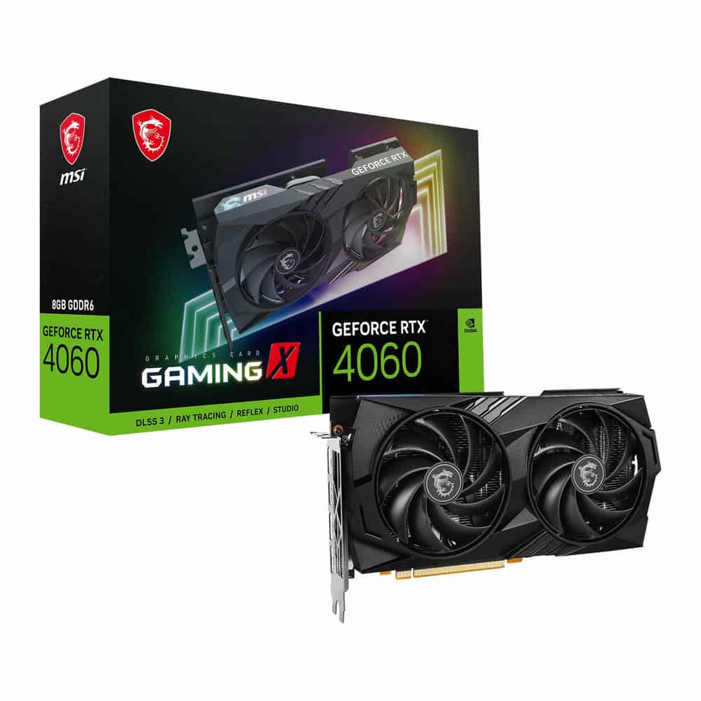 MSI NVIDIA GeForce RTX 4060 8GB GAMING X Ada Lovelace Open Box Graphics Card